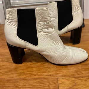 Rag & Bone Crinkled Patent Leather Boots